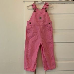 Carhartt Pink Toddler Overalls